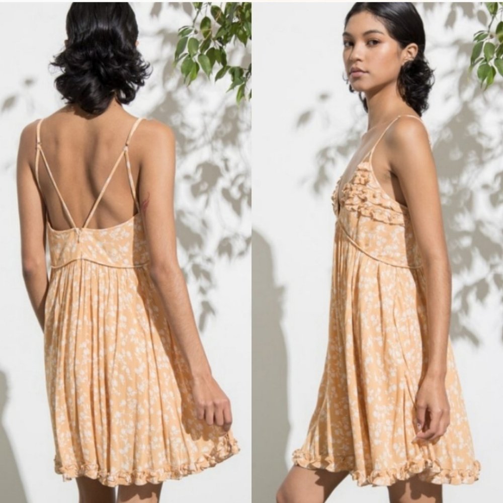 32466 Ruffled Floral Sundress - Picture 3 of 3